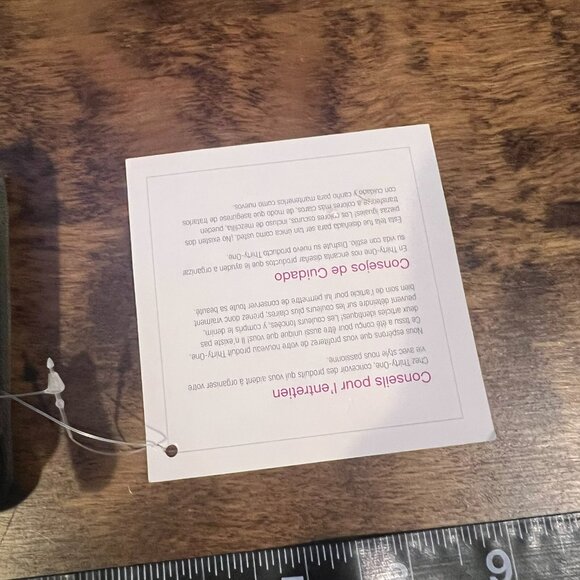 Thirty-One gray Canvas Wallet - Picture 3 of 8